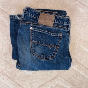 Silver Jeans Dark Blue Flare Leg Denim